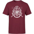 Harry Potter Hogwarts House Crest Men's T-Shirt - Burgundy - M