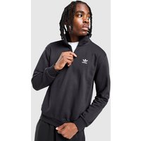 adidas Originals Trefoil Essentials 1/4 Zip Sweatshirt, zwart