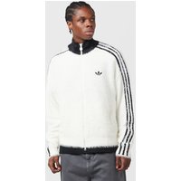 adidas Originals Faux Mohair Classic Track Top, blanco