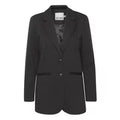 Ichi Klassischer Schwarzer Herbst-Winter Blazer für Damen, Größe XS