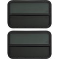 30W x 20H Vertical Slide RV Window with Trim Rings for Camper Trailer, Replacement Fit 0.12-0.24