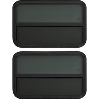 30W x 20H Vertical Slide RV Window with Trim Rings for Camper Trailer, Replacement Fit 0.12-0.24