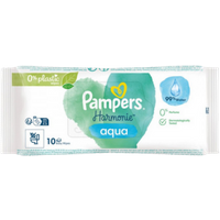 Pampers Harmonie Aqua Baby Wipes - 10 pcs