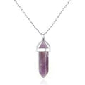 Amethyst Genuine Gemstone Necklace