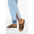 Sandalias Con Hebilla Doble Y Plantilla Blanda, Multi