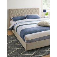 Ashton Fabric Kingsize Bed Frame Light Grey Stylish and Modern Bed Solution