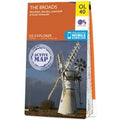 Ordnance Survey OS Map of The Broads: Explorer OL40
