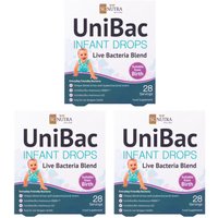 Bundle Offer - UniBac Infant & Baby Drops Live Bacteria Blend (3 Packs)