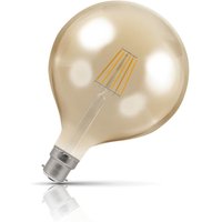 Crompton Globe LED G125 Light Bulb B22 7.5W (60W Eqv) Dim Extra Warm White Antique Filament Bayonet Vintage Large