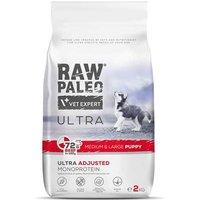 Hundetrockenfutter – Raw Paleo Ultra Rind Puppy Medium & Large 2kg