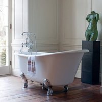 Casa Padrino Jugendstil Badewanne Naturstein freistehend 1700mm BHan WeiÃ - Freistehende Retro Barock Antik Badewanne