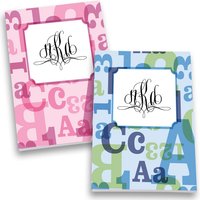 ABC123 Monogram Personalized Journal Set