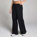 Damskie Spodnie Dresowe Lifestyle Straight Leg MP - Prany Czarny - XXL
