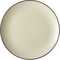 Utopia Soho Coupe Plate Stone 10inch / 25cm (Case of 6)