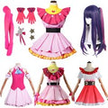 New Japanese Anime Oshi No Ko Child Hoshino Ai Cosplay Costume Halloween Performance Dancing Dresses Birthday Pink Lolita Dress
