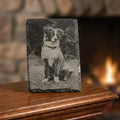 Photograph Dog Engraving On Slate