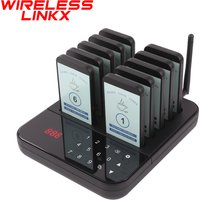 Wireless Restaurant Pager System Queue Paging System Waterproof Buzzers Easy Clean Food Pager for Coffee Shop Food Truck