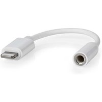 Nedis Lightning Adapter | Apple Lightning 8-Pin | 3.5 mm Female | Nickel Plated | 0.10 m | Round | PVC | Box