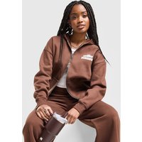 Unlike Humans Bubble Full Zip Hoodie, bruin