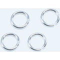 Binderinge aus 925 Silber, Ø 3 mm, offen 3x0.9mm / 5 Stück