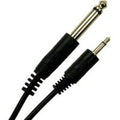 1.5M 6.35mm Jack to 3.5mm Jack Stereo Cable
