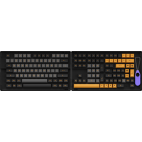 Black & Bronze Keycap Set (158-key)