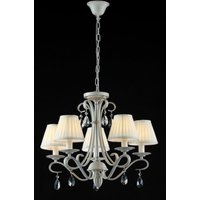 Casa Padrino Barock Kristall Decken Kronleuchter Cream Gold 58 x H 50 cm Antik Stil - MÃ¶bel LÃ¼ster Leuchter HÃ¤ngeleuchte HÃ¤ngelampe