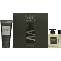 Abercrombie & Fitch Authentic Man Gift Set 100ml EDT + 200ml Hair & Body Wash + 15ml EDT
