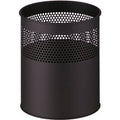Prullenbak Dots 15 liter Zwart | 15 liter | Half geperforeerd | Verkrijgbaar in 2 kleuren