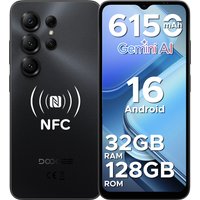 DOOGEE Note56X Pro Cell Phone Android 16 6.56'' HD+ 90Hz Display 32GB+128GB 6150mAh Large Battery T7225 Octa-Core Smart Phone