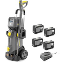 Karcher HD 4/11 C BP Professional 36v Cordless Pressure Washer 150 Bar 4 x 7.5ah Li-ion Battery Charger