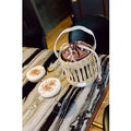 Emily Tote Insert Only - Brown and White