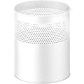 Prullenbak Dots 15 liter Wit | 15 liter | Half geperforeerd | Verkrijgbaar in 2 kleuren