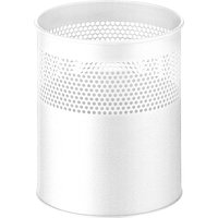 Prullenbak Dots 15 liter Wit | 15 liter | Half geperforeerd | Verkrijgbaar in 2 kleuren
