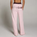 MP Damskie Spodnie Dresowe Move Club Graphic Lekkie Loopback Prosta Nogawka - Blush - XXL
