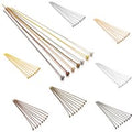 100/200pcs Copper Ball Head Pins Gold Plated Ball Head Pins For Jewelry Making Beading Pins Findings Supplies DIY Make Jewelry