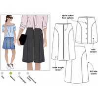 Style Arc Paper Sewing Pattern Goldie Skirt