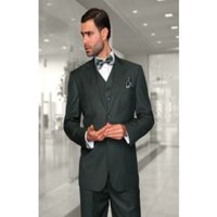 Statement Big & Tall Mens 100% Wool 3 Piece Fashion Suit