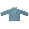 Little Dutch Gebreide Trui - Stone Blue - Maat 80