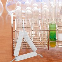 10pcs Crucible Holder Triangle Ceramic Construction High Temperature Resistant Lab Supporting Tool For Chemistry Experiment