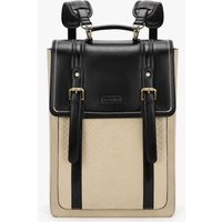 Dolce Weave Vegan Leather 15.6-Inch Backpack
