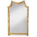 Casa Padrino Luxus Barock Massivholz Spiegel Antik Gold H. 135 cm - Made in Italy