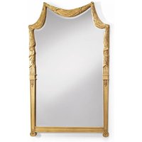 Casa Padrino Luxus Barock Massivholz Spiegel Antik Gold H. 135 cm - Made in Italy