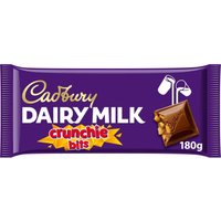 Cadbury Dairy Milk Crunchie Chocolate Bar 180g