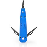 Nedis Pullers and Extractors | Suitable for: All Telecom Wiring / LSA Punch Tool / LSA Strips | Blue