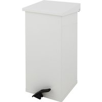 Afvalbak Carro-kick 55 liter Wit | 55 liter | Met pedaal | Vuurbestendig