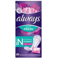 Always Dailies Liners Singles Normal Fresh Scent 20