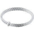 18ct White Gold Vendome Flex'It 0.10ct Diamond Bracelet