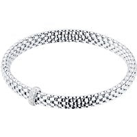 18ct White Gold Vendome Flex'It 0.10ct Diamond Bracelet