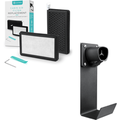 Lectron Tesla Model 3/Y Accessories Kit - NACS EV Charger Nozzle Holster Dock & J-Hook + Cabin Air Filter Replacement